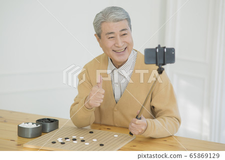 Happy senior life concept. Healthy activities in daily life of senior couple 130 Happy senior life concept. Healthy activities in daily life of senior couple 130 65869129