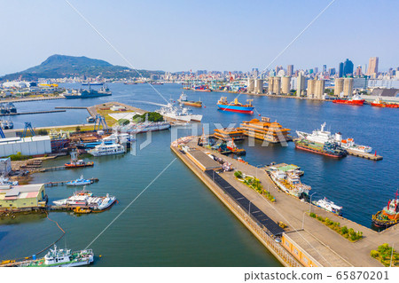 臺灣高雄旗津海岸景觀Taiwan Kaohsiung Qijin Coastal scenery 65870201