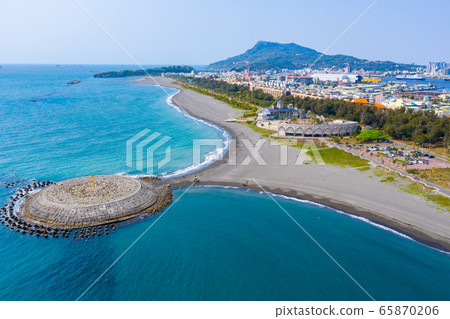 臺灣高雄旗津海岸景觀Taiwan Kaohsiung Qijin Coastal scenery 65870206