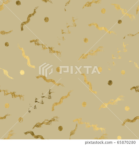 Gold texture. Circles, dot and abstract shapes seamless pattern. Abstract gold glitter background. Vector Gold texture. Circles, dot and abstract shapes seamless pattern. Abstract gold glitter background. Vector 65870280