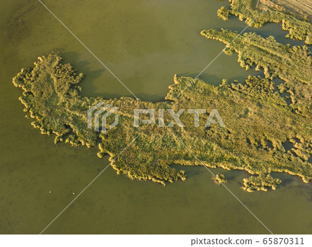 Aerial view of Tuzly Estuary National Nature Park Aerial view of Tuzly Estuary National Nature Park 65870311