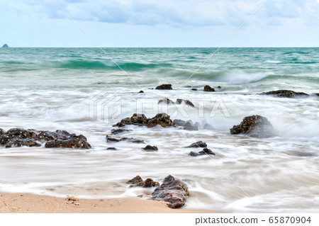 wavy seaside rocks wavy seaside rocks 65870904