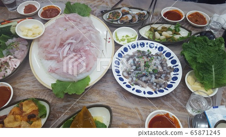 Sashimi sea cucumber Sashimi sea cucumber 65871245