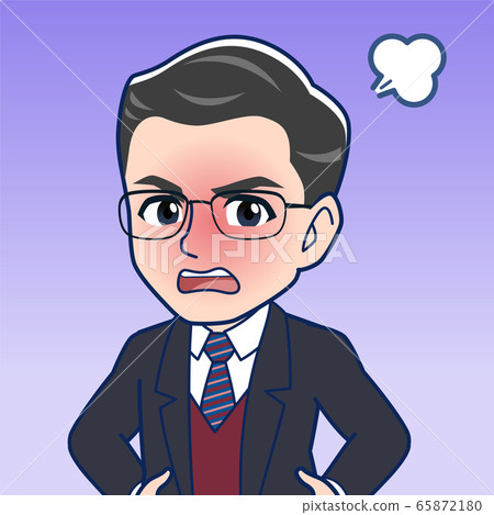 Illustration of an angry architect - Stock Illustration [65872180] - PIXTA