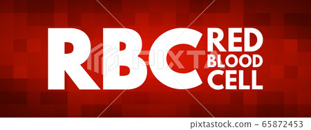 RBC - Red Blood Cell acronym 65872453