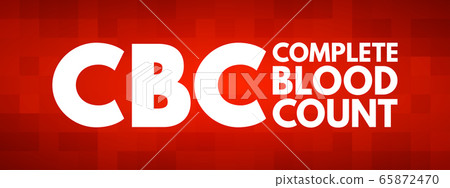 CBC - Complete Blood Count acronym 65872470