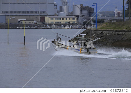 Omuta City Miike Port Fishing boat, Omuta City Miike Port Fishing boat, 65872842