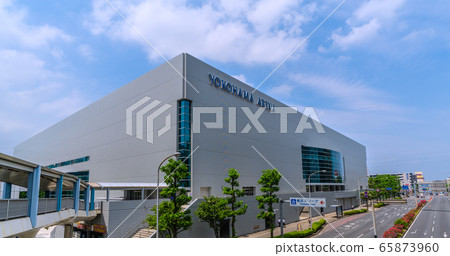 View of Yokohama cityscape in Japan, Yokohama Arena, etc. View of Yokohama cityscape in Japan, Yokohama Arena, etc. 65873960