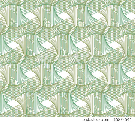 Flyer, coupon, diploma, voucher, ticket, cheque, gift card green background, backdrop design. Guilloche vector brown pattern. Guilloche background 65874544
