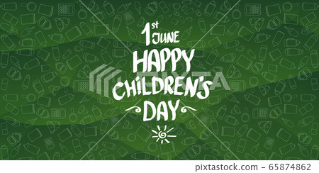international childrens day cartoon doodle style green horizontal banner background. happy Children day greeting cad, icon or label. Cartoon kids day poster. Children day hand drawn banner design international childrens day cartoon doodle style green horizontal banner background. happy Children day greeting cad, icon or label. Cartoon kids day poster. Children day hand drawn banner design 65874862