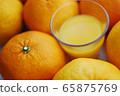 Sweet summer mandarin orange juice 65875769
