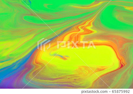 Marble bright pattern with copyspace. Rainbow bright background. 65875992
