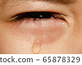 .The child is crying. 65878329