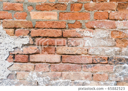 Modern red brick wall texture pattern background. Modern red brick wall texture pattern background. 65882523