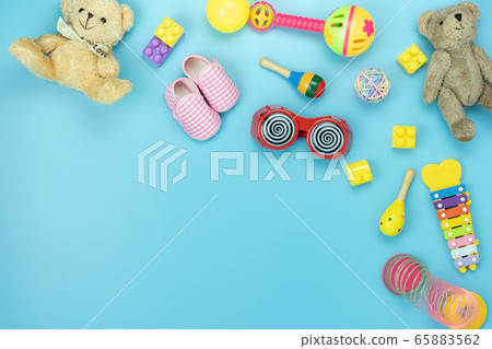 Table top view decoration kid toys for develop Table top view decoration kid toys for develop 65883562