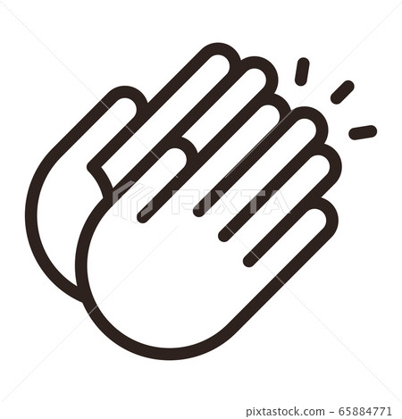 Clapping hands icon 65884771