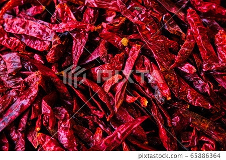 Red spicy chili peppers 65886364