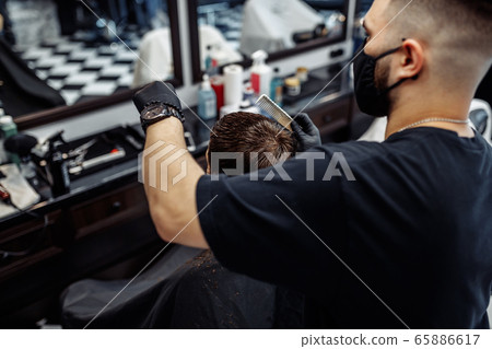 Haircut in new conditions. News in the world of fashion. Haircut in new conditions. News in the world of fashion. 65886617