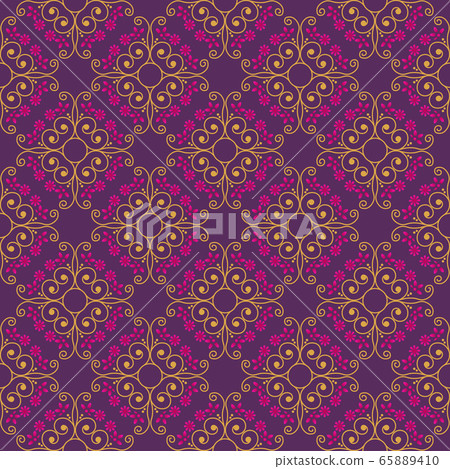 Vector Seamless Pattern for Postcards, wallpaper, web background, Print and textile printing Vector Seamless Pattern for Postcards, wallpaper, web background, Print and textile printing 65889410