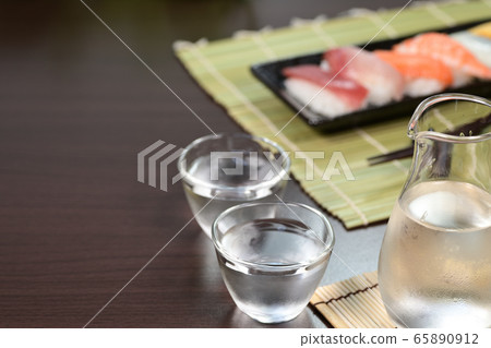 Cold Japanese sake in summer Cold Japanese sake in summer 65890912