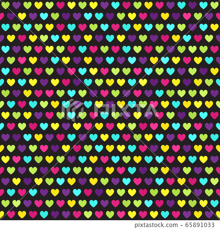 Heart pattern. Seamless vector background Heart pattern. Seamless vector background 65891033