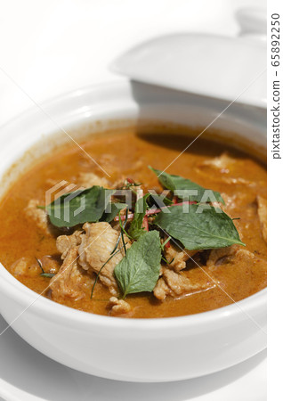 thai spicy panang pork curry with coconut milk thai spicy panang pork curry with coconut milk 65892250