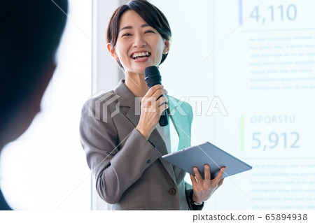 presentation, business, digital tablet 65894938