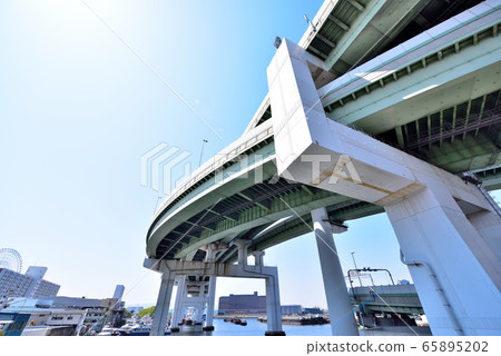 阪神高速公路望安線天保山路口 65895202