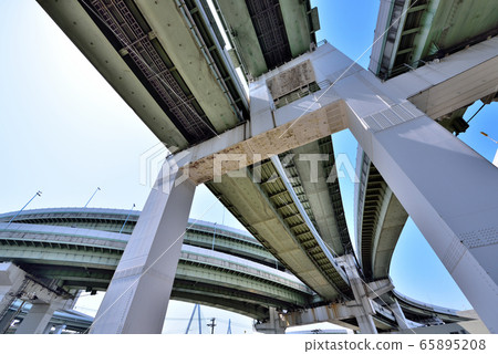 Tempozan Junction, Hanshin Expressway Wangan Line 65895208