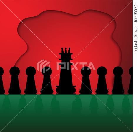 The vector chess game for business contents The vector chess game for business contents 65895574