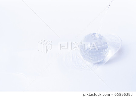 Earth with abundant water 65896393