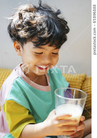 Yummy milk. 65896888