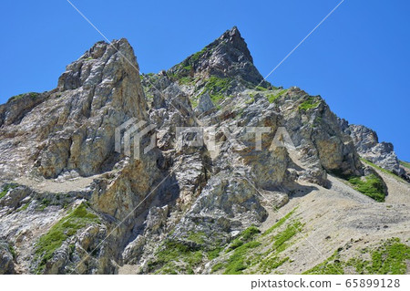 富士山的山峰 富士山的山峰 65899128