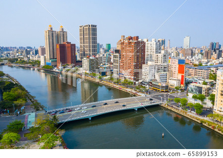 高雄港城市景觀Kaohsiung, Taiwan, Kaohsiung Port, Cityscap 65899153