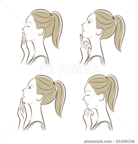 婦女的檔案的表情例證 婦女的檔案的表情例證 65899198