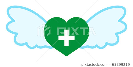 Feather, heart and cross Feather, heart and cross 65899219