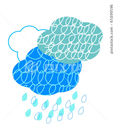 雨雲圖標 雨雲圖標 65899596