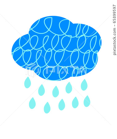 雨雲圖標 65899597