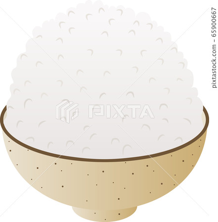 Large serving of rice - Stock Illustration [65900667] - PIXTA