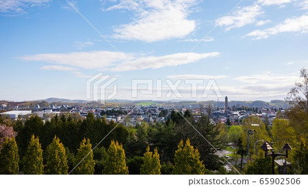 May Biei townscape May Biei townscape 65902506
