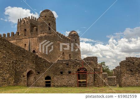 Fasil Ghebbi, royal castle in Gondar, Ethipia Fasil Ghebbi, royal castle in Gondar, Ethipia 65902559