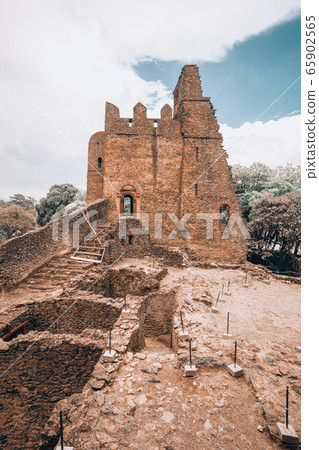 Fasil Ghebbi, royal castle in Gondar, Ethipia Fasil Ghebbi, royal castle in Gondar, Ethipia 65902565