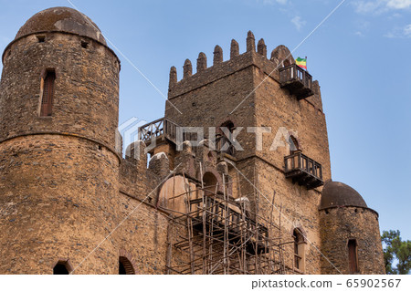 Fasil Ghebbi, royal castle in Gondar, Ethipia Fasil Ghebbi, royal castle in Gondar, Ethipia 65902567