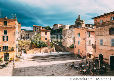 Terracina, Italy. View Of Piazza Municipio 65904581