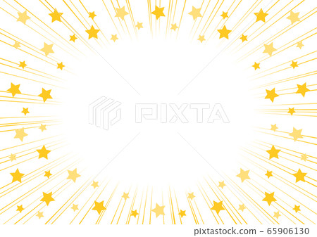 與濃度線和星星的背景說明 與濃度線和星星的背景說明 65906130