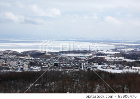 北海道冬季網走龍hy館的景色 65906476