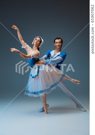 Young and graceful ballet dancers as Cinderella fairytail characters. Young and graceful ballet dancers as Cinderella fairytail characters. 65907062