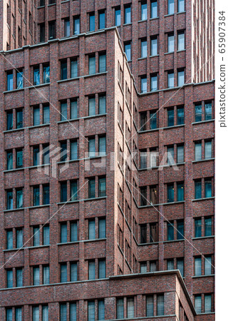 Full frame pattern of windows in office building. Abstract background Full frame pattern of windows in office building. Abstract background 65907384