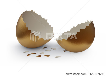 Golden egg in wealth concept Golden egg in wealth concept 65907693
