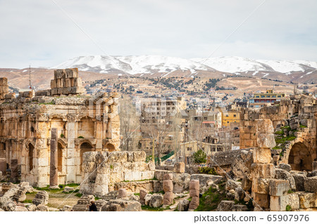 Ancient ruins of Grand Court of Jupiter temple, Ancient ruins of Grand Court of Jupiter temple, 65907976